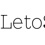 Leto Slab Narrow