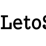 Leto Slab Condensed