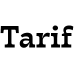 Tarif Arabic