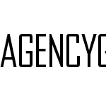 Agency Gothic CT