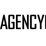 Agency Gothic CT