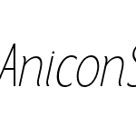 Anicon Sans