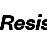 Resist Sans Display