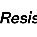 Resist Sans Display