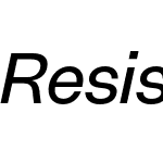 Resist Sans Display