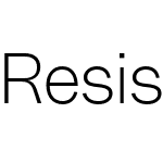 Resist Sans Display