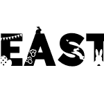 Easter Silhouette Font