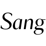 SangBleu OG Sans Trial