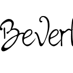 Beverly font