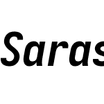 Sarasa Mono K