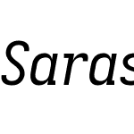 Sarasa Term Slab K