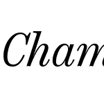 Chamberi Text