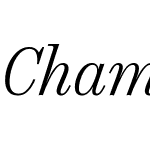 Chamberi Text