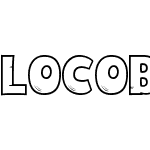 Locobeans Outline Font