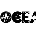 Ocean Silhouette Font