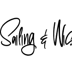 Sailing & Wishes Font