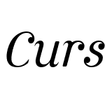 Cursive Serif