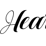 Heartbeat italic