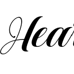 Heartbeat italic