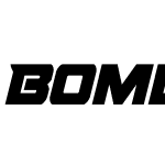 Bomber Escort Condensed Italic
