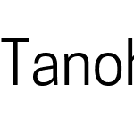 Tanohe Sans