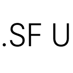 .SF UI Text Condensed
