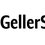 Geller Sans Compressed