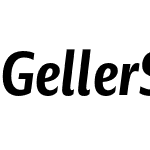 Geller Sans Compressed