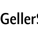 Geller Sans Condensed