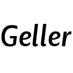 Geller Sans Condensed