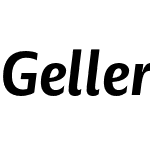 Geller Sans Condensed