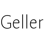 Geller Sans Narrow