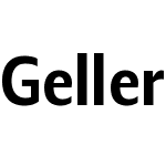 Geller Sans Condensed