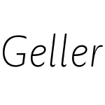 Geller Sans Narrow