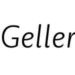 Geller Sans Narrow