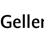 Geller Sans Narrow