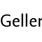 Geller Sans Narrow