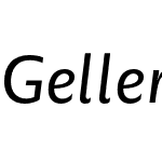 Geller Sans Narrow