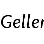 Geller Sans Narrow