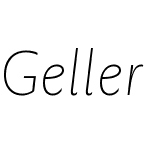 Geller Sans Narrow