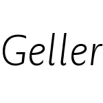 Geller Sans Narrow