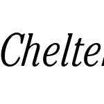 Cheltenham ITC Pro