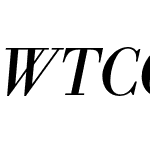 WTC Our Bodoni