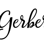 Gerbera Script