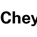 Cheyenne Sans Novus