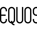 EQUOS FONT