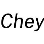 Cheyenne Sans Novus