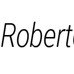 Roberto Sans Condensed