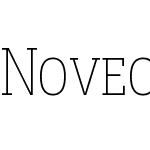 Novecento slab narrow