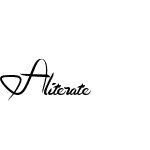 Aliterate